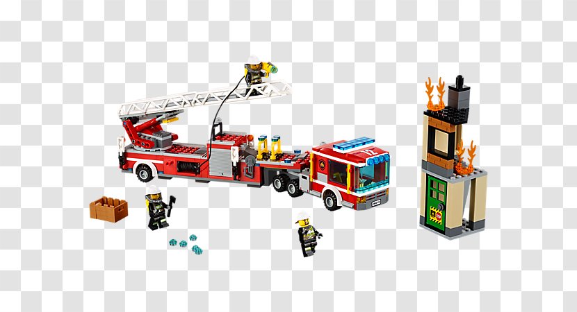The Fire Engine Lego City Toy Transparent PNG