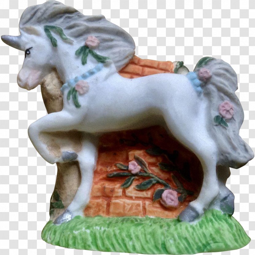 Figurine Statue Legendary Creature - Hand Painted Unicorn Transparent PNG