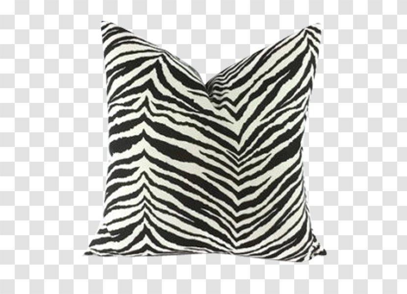 Cushion Throw Pillows Futon Down Feather - Zebra - Pillow Transparent PNG