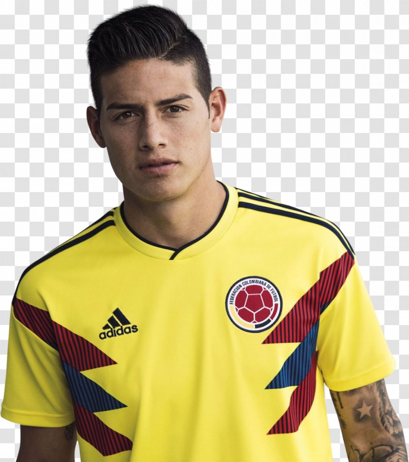 James Rodríguez 2018 World Cup 2014 FIFA Colombia National Football Team - T-shirt Transparent PNG