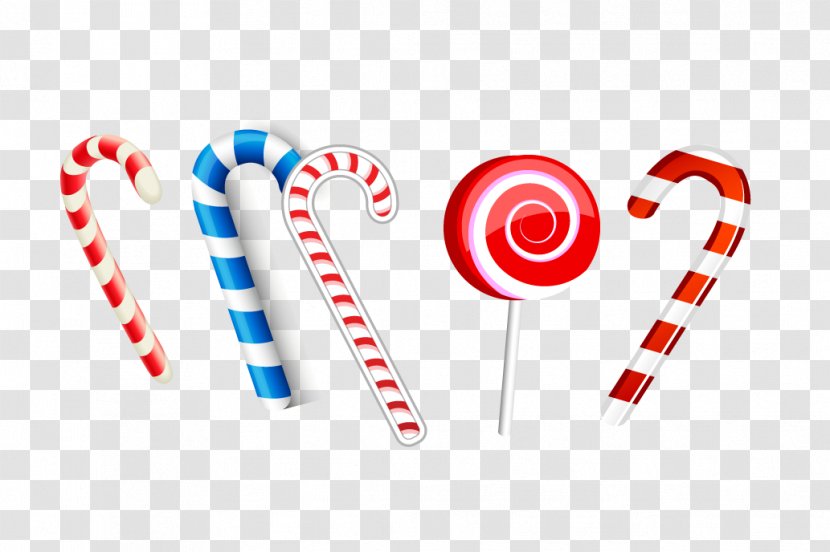 Christmas Candy Cane - Confectionery Transparent PNG
