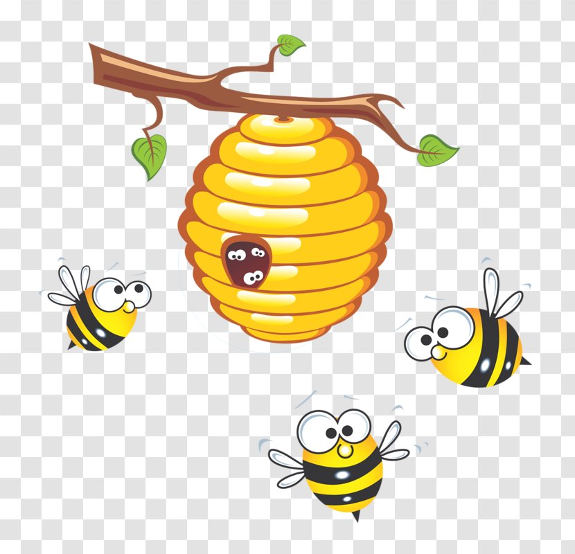 Honey Bee Beehive Clip Art - Sticker Transparent PNG
