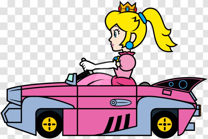 Mario Kart 8 Princess Peach Rosalina Daisy Super Bros. - Artwork Transparent PNG