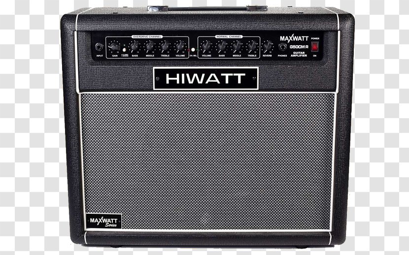 Guitar Amplifier Electric Hiwatt Bass - Watercolor Transparent PNG