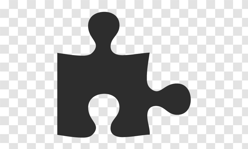 Jigsaw Puzzles Clip Art - Black - Puzzling Case Transparent PNG