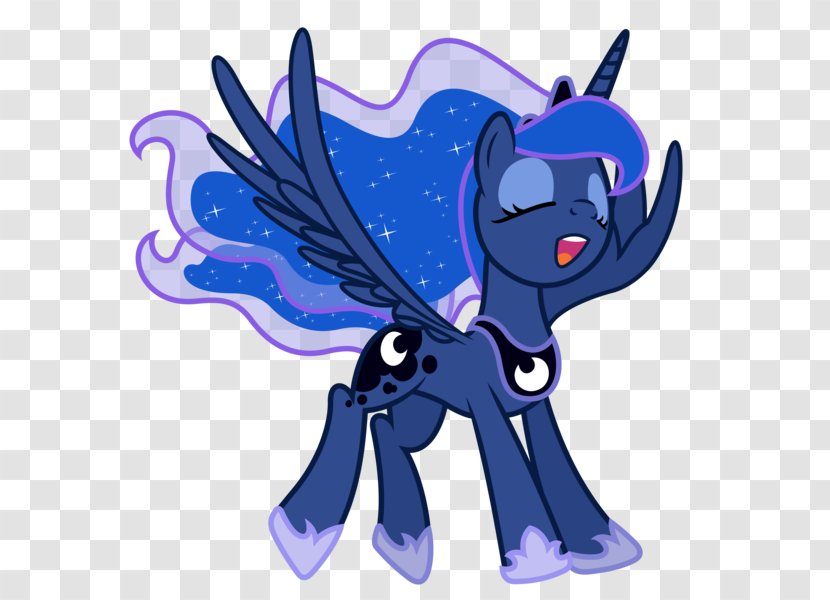 Pony Princess Luna Twilight Sparkle Celestia Fluttershy - Electric Blue - My Little Transparent PNG