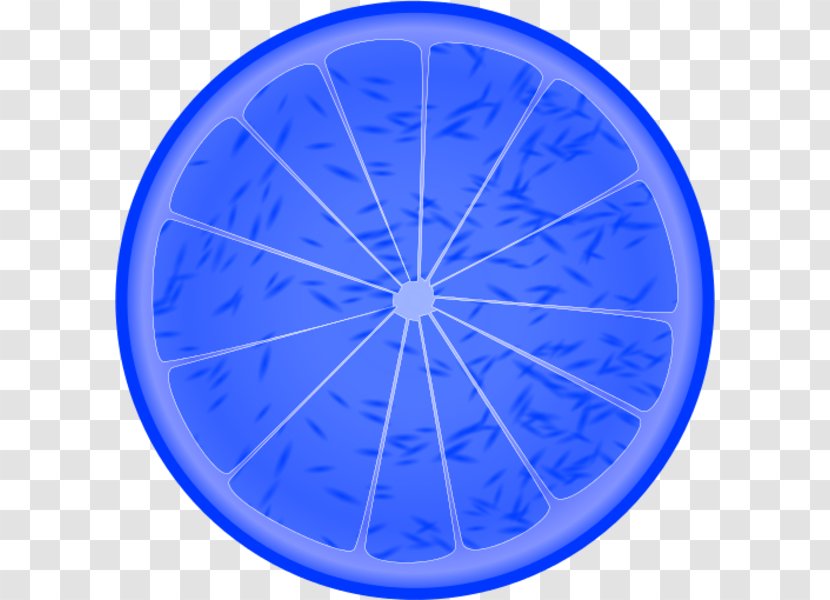 Circle Wheel - Electric Blue Transparent PNG