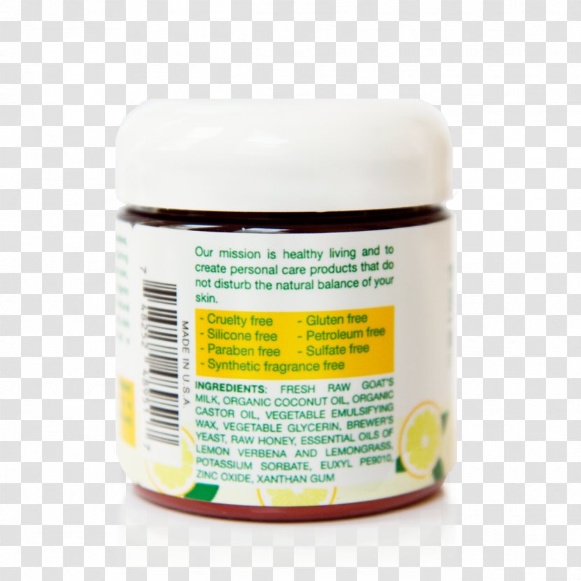 Cream - Lemon Verbena Transparent PNG