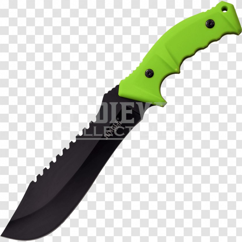 Bowie Knife Hunting & Survival Knives Machete Utility - Blade Transparent PNG