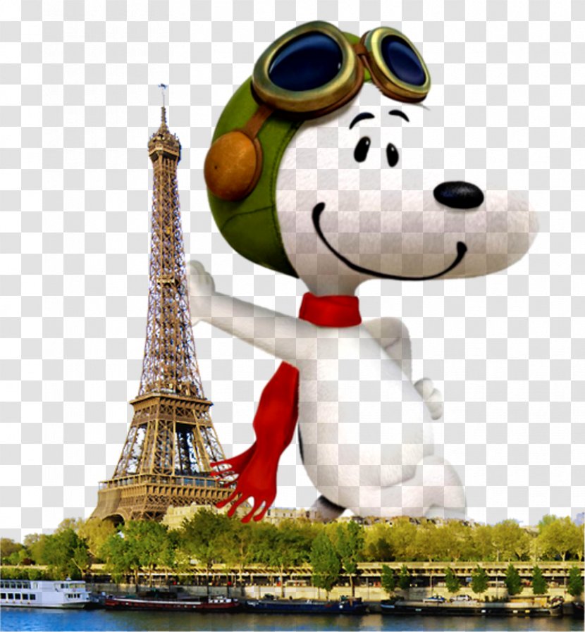 Snoopy Woodstock Charlie Brown Franklin Peanuts - Paris Wallpaper Transparent PNG