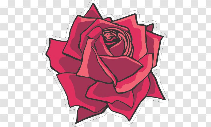 Rose Clip Art - Black Transparent PNG