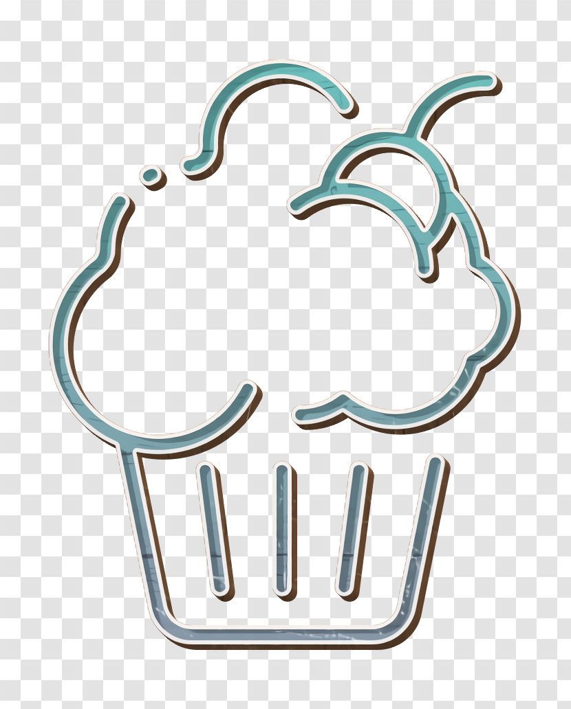 Food And Restaurant Icon Baby Shower Icon Cupcake Icon Transparent PNG