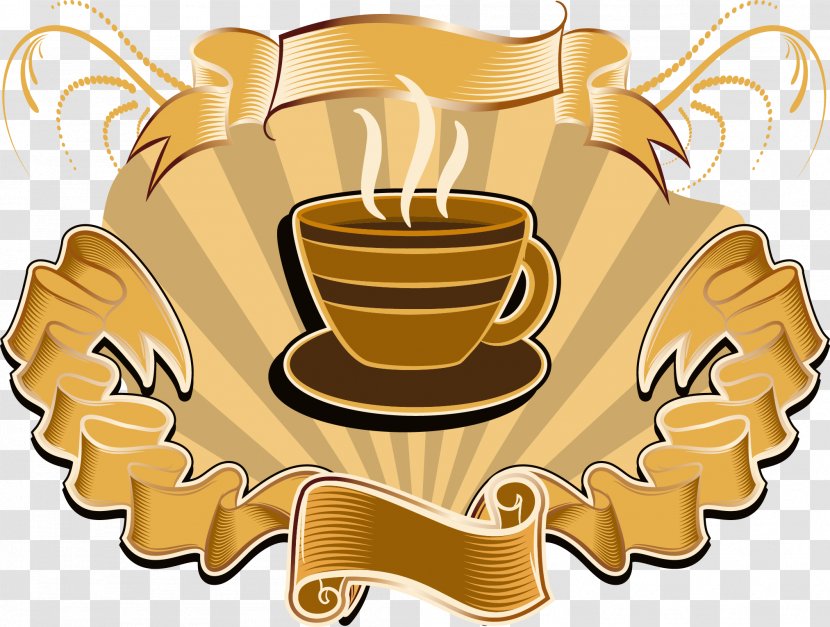 Coffee Cup Cafe Food - Bean - Vector Transparent PNG