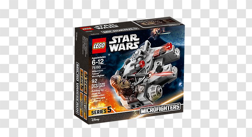 LEGO Star Wars : Microfighters Millennium Falcon - Smyths - Lego Group Transparent PNG