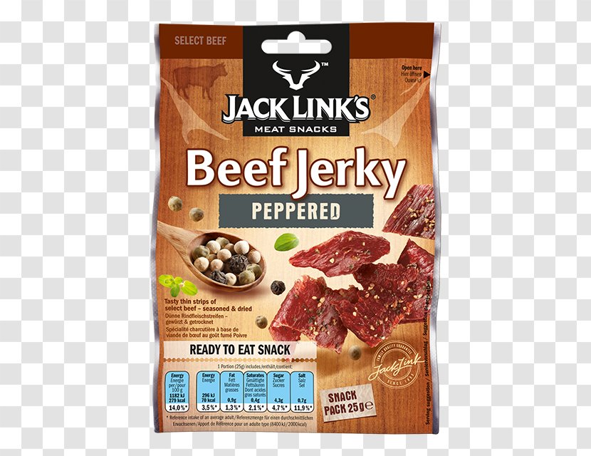 Jack Link's Beef Jerky Meat Transparent PNG