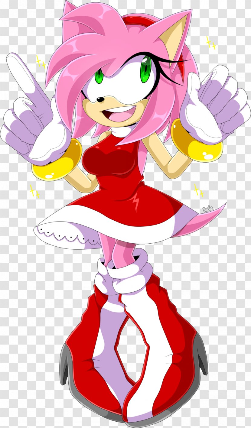 Amy Rose Sonic Adventure Tails SegaSonic The Hedgehog & Sega All-Stars Racing - Drawing - Hypercat Transparent PNG