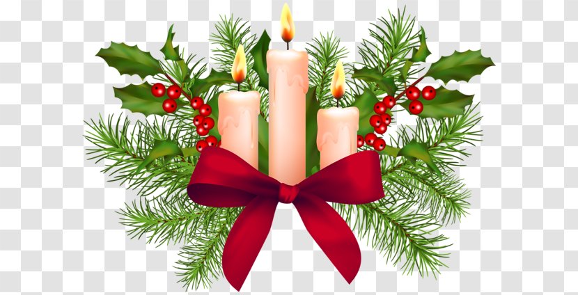 Christmas Ornament Santa Claus Candle Clip Art Transparent PNG