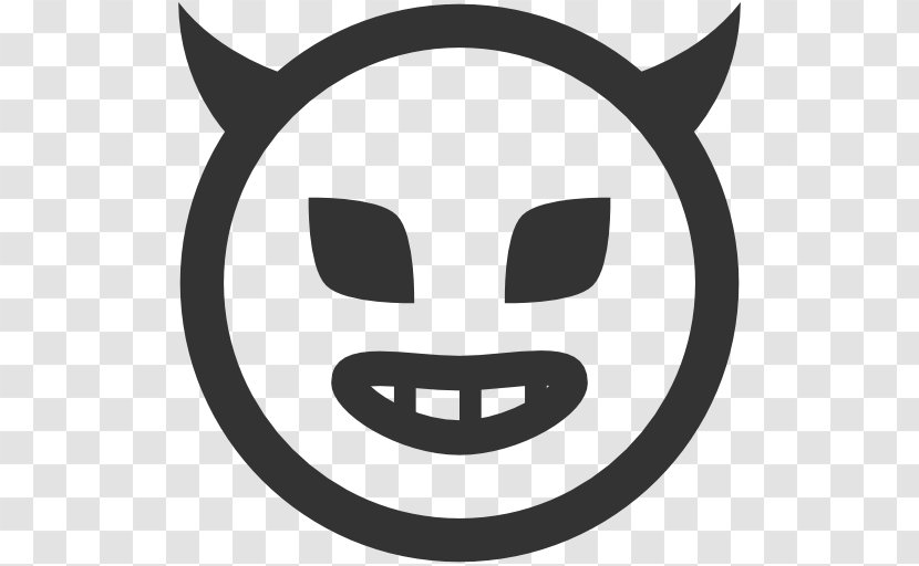 Emoticon Icon - Clip Art - Evil Transparent Background Transparent PNG