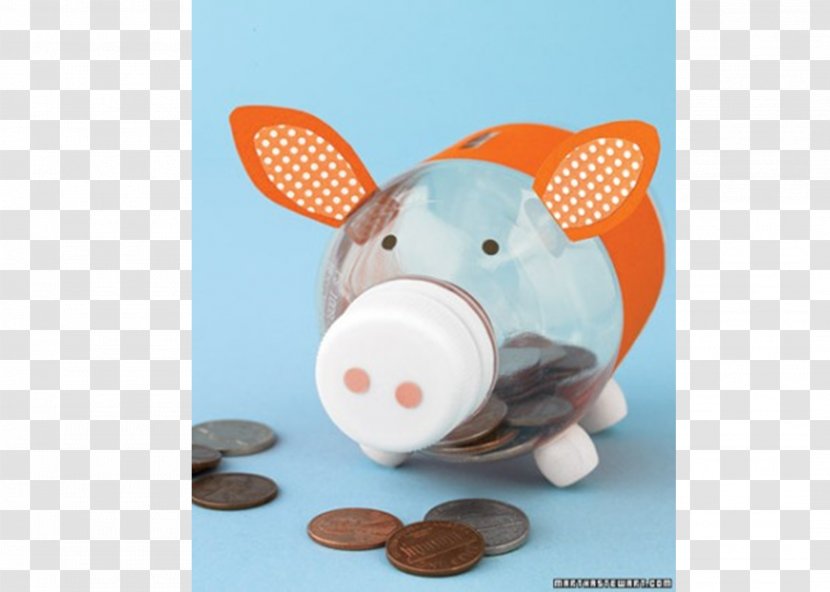 Piggy Bank Saving Reuse Coin - Child Transparent PNG