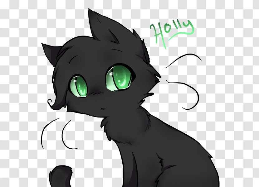 Black Cat Whiskers Kitten - Frame Transparent PNG