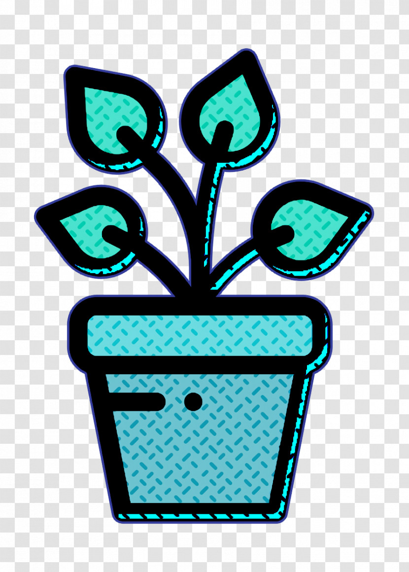 Office Icon Plant Icon Flower Icon Transparent PNG