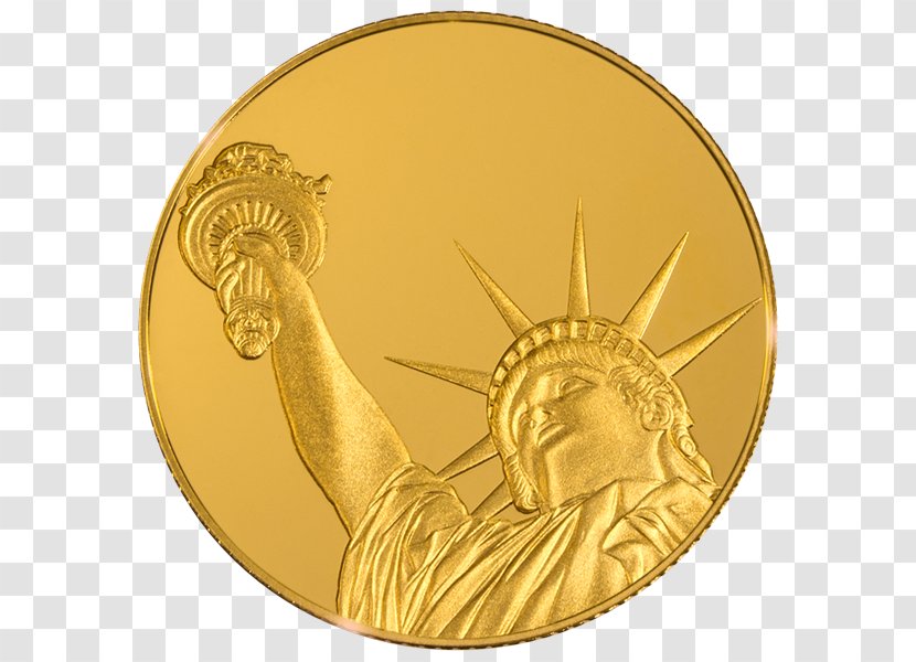 Gold Coin Rosland Capital PAMP - Metal Transparent PNG