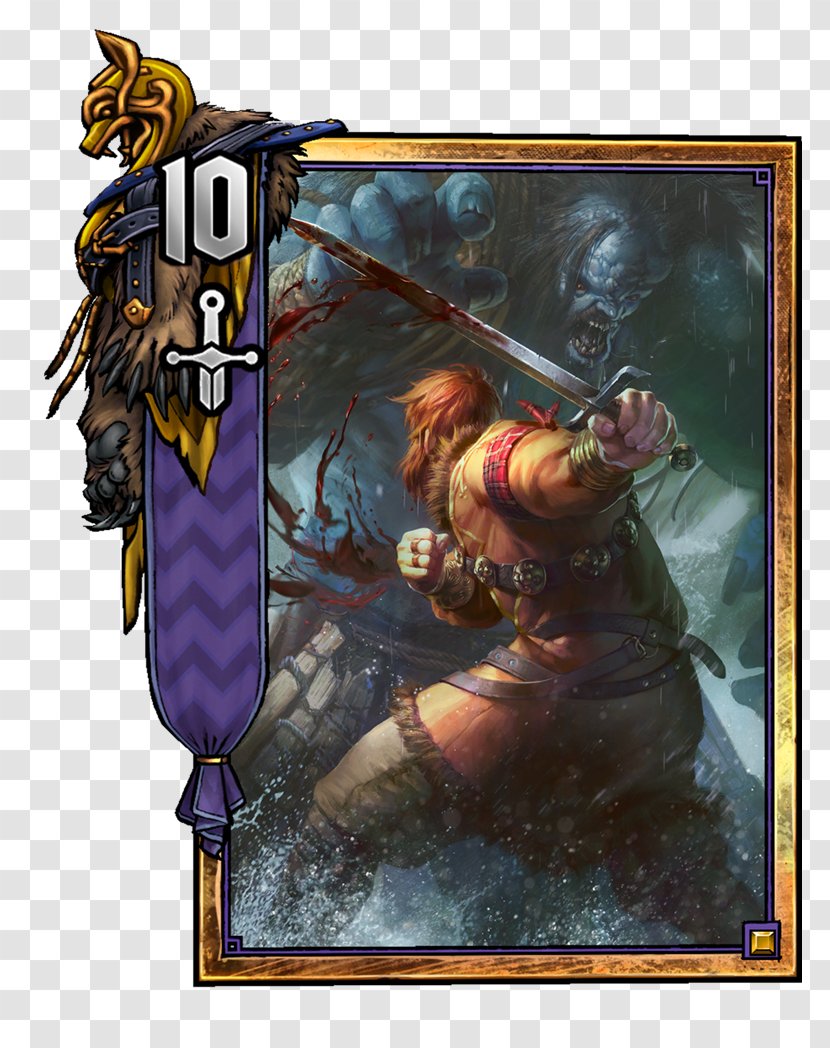 Gwent: The Witcher Card Game Magic: Gathering CD Projekt Playing - CardArt Transparent PNG