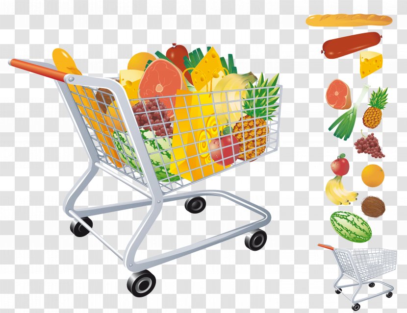 Shopping Cart Stock Photography Grocery Store - Vehicle Transparent PNG