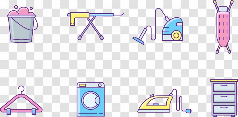 Home Appliance Cleanliness Clothes Hanger - Cleaning Tools Transparent PNG