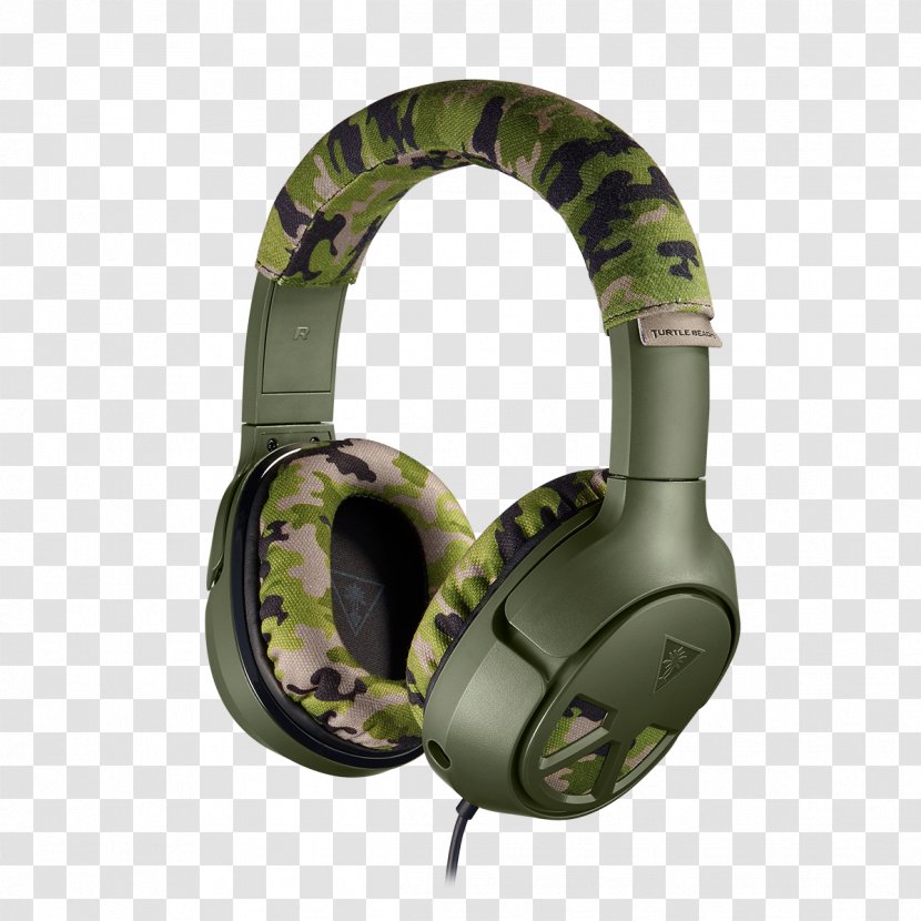Turtle Beach Ear Force Recon Camo 50P Corporation Headset - Headphones Transparent PNG