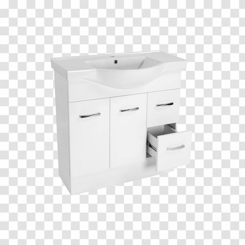 Bathroom Cabinet Drawer Sink - Plumbing Fixture Transparent PNG