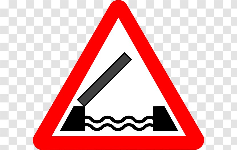 The Highway Code Traffic Sign Swing Bridge Warning - Logo Transparent PNG