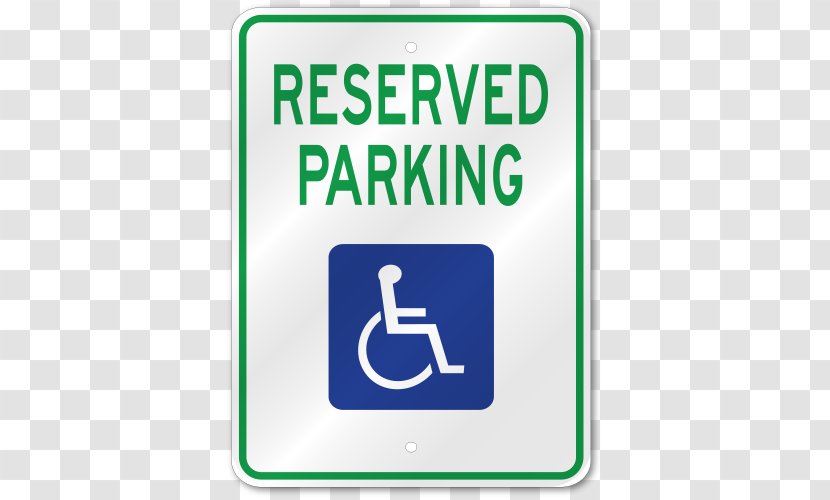 Disabled Parking Permit Sign Disability Vehicle License Plates Transparent PNG
