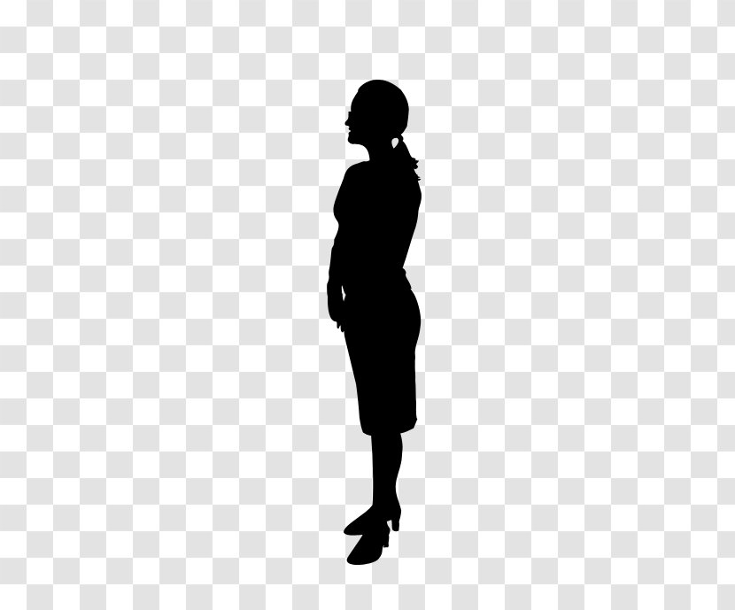 Silhouette Female Clip Art - Hand - Human Transparent PNG