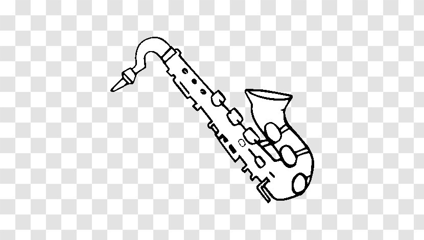 Tenor Saxophone Drawing Alto Musical Instruments - Watercolor Transparent PNG