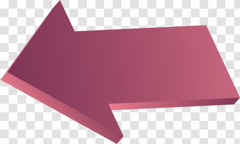 Line Triangle Brand - Purple Solid Left Arrow Transparent PNG