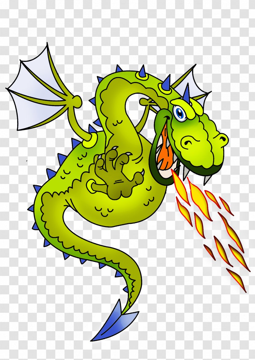 Dragon - Green - Seahorse Transparent PNG