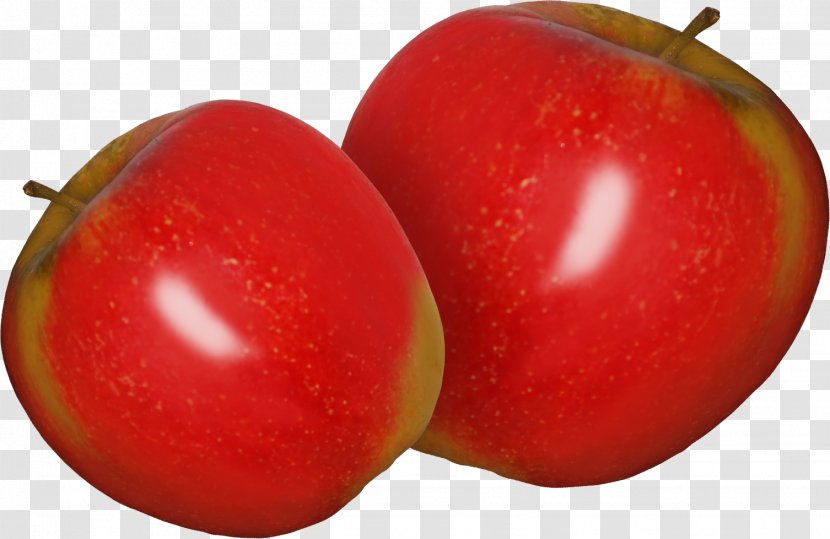 Plum Tomato Apple Auglis Clip Art - Barbados Cherry - Red Photography Transparent PNG