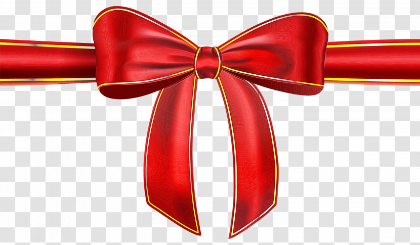Ribbon Gift Satin Red Bow Transparent PNG