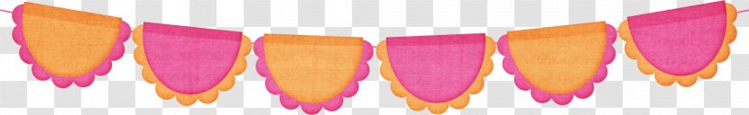 Pink Orange Color - Magenta - Celebration Banner Transparent PNG