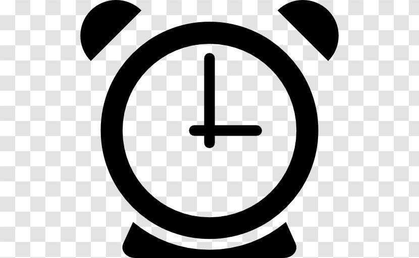 Clock - Black And White - Alarm Clocks Transparent PNG