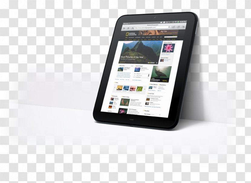 Smartphone HP TouchPad Hewlett-Packard Laptop WebOS - Electronics Transparent PNG