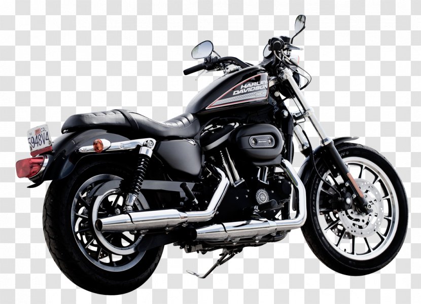 Harley-Davidson Sportster Motorcycle 0 Twin Cam Engine - Thunderbike - Harley Davidson Black Color Bike Transparent PNG