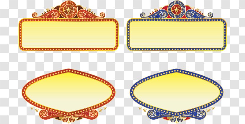 Marquee Clip Art Cinema Theatre Vector Graphics - Oval - Border Islamic Transparent PNG
