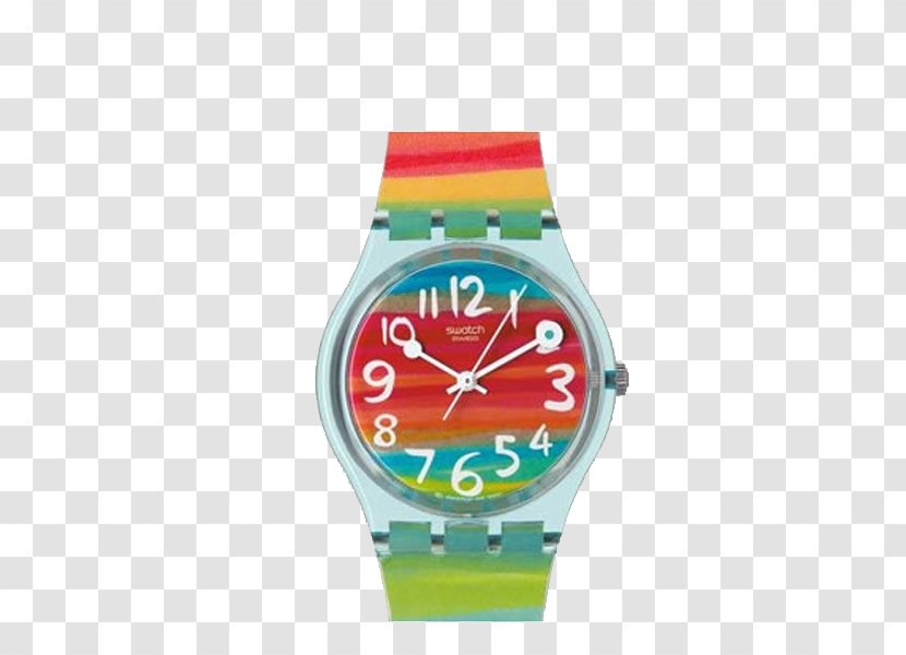 Swatch Quartz Clock Strap Analog Watch - Brand Transparent PNG