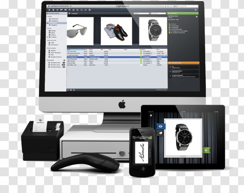 Point Of Sale Lightspeed Retail Sales POS Solutions - Electronics - Speed ​​of Light Transparent PNG