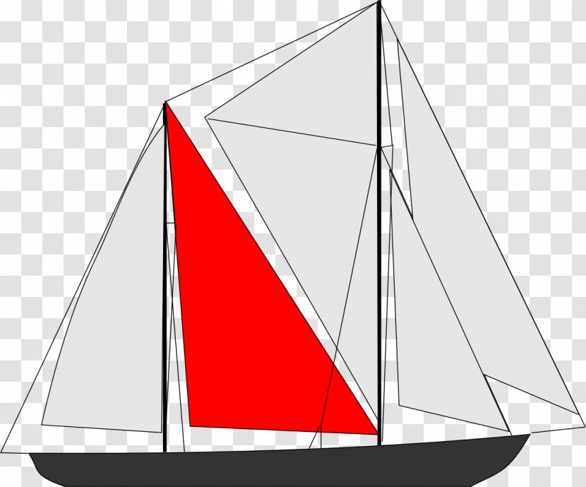 Sailing Yawl Boat Apsel - Spanker - Sail Transparent PNG