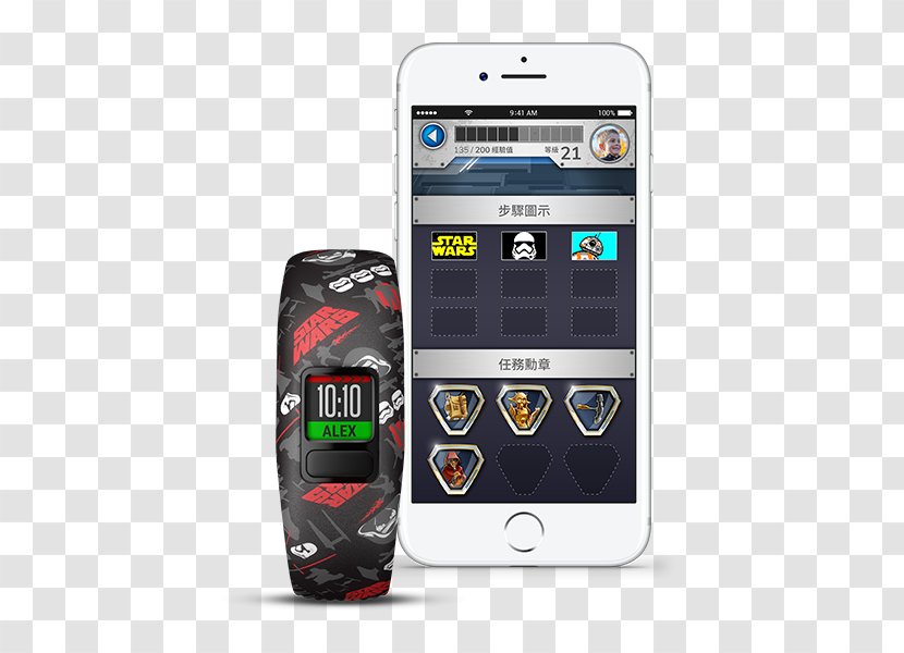 Smartphone Garmin Vívofit Jr. 2 BB-8 Activity Tracker First Order - Hardware - The Purchase Transparent PNG