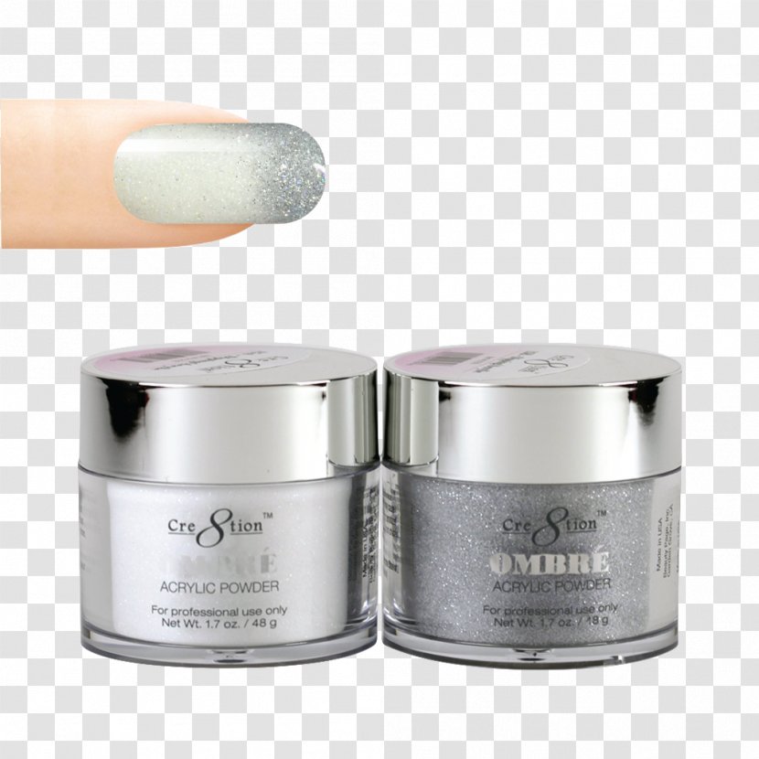Powder Ombré Cosmetics Nail Color - Acrylic Nails Transparent PNG