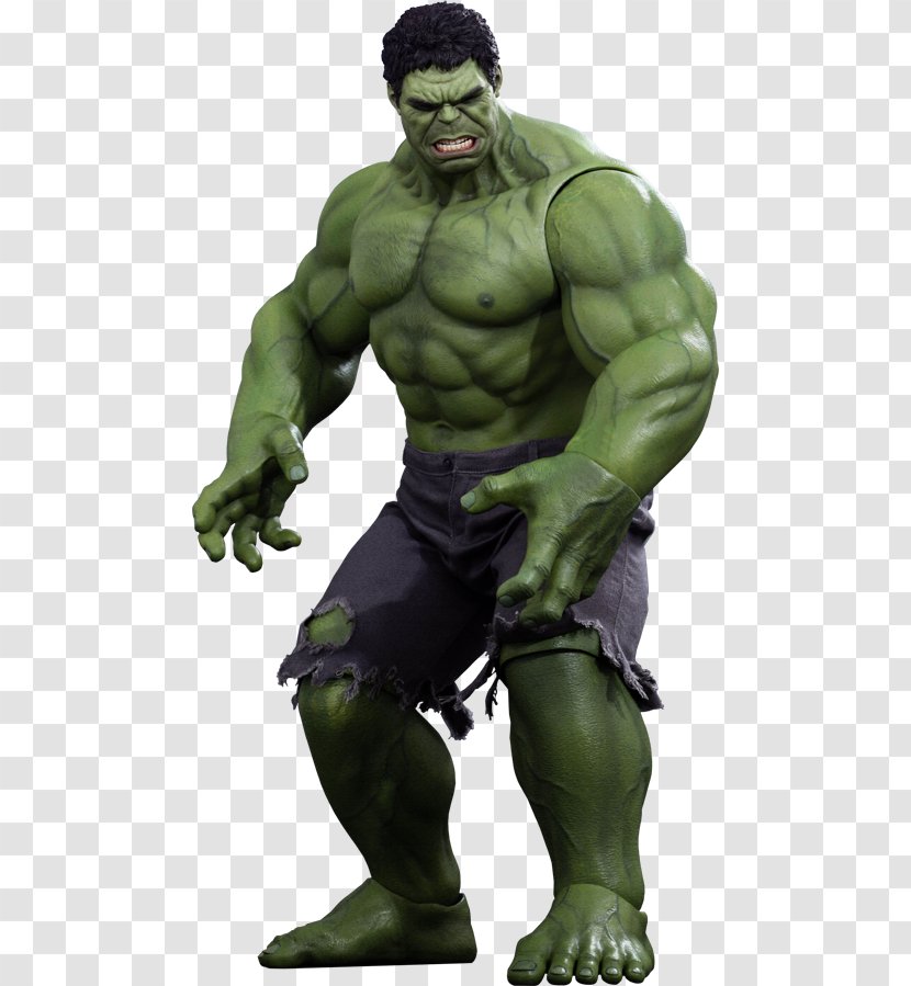 Hulk Hot Toys Limited 1:6 Scale Modeling Sideshow Collectibles - Aggression - 3d Transparent PNG